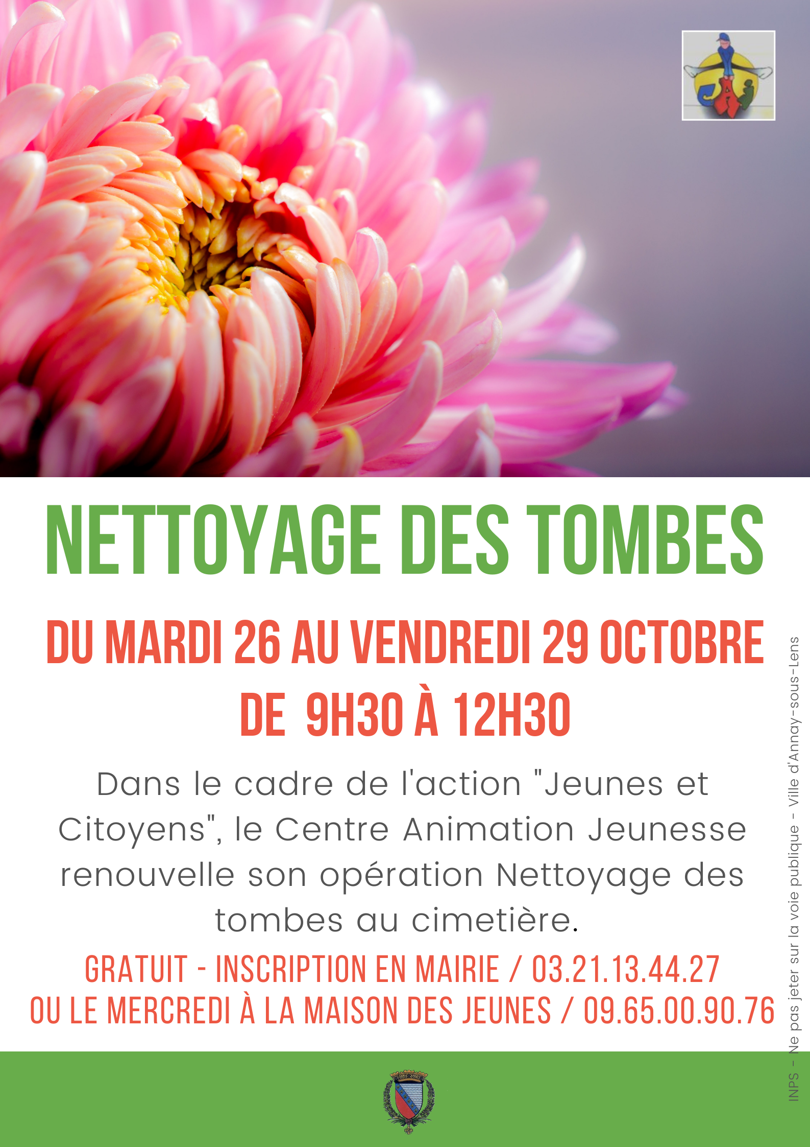 Nettoyage des tombes